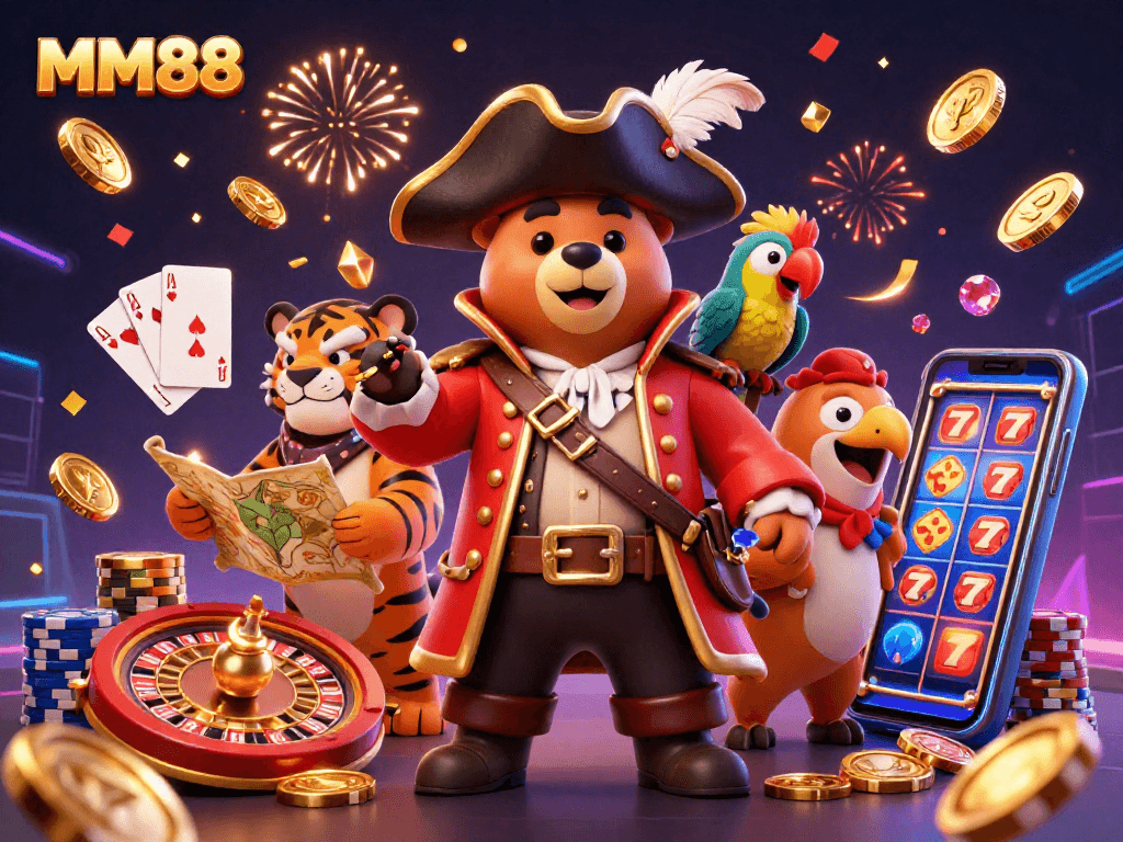 Spin the roulette wheel at MM88 and win exciting prizes with our 3D illustration!