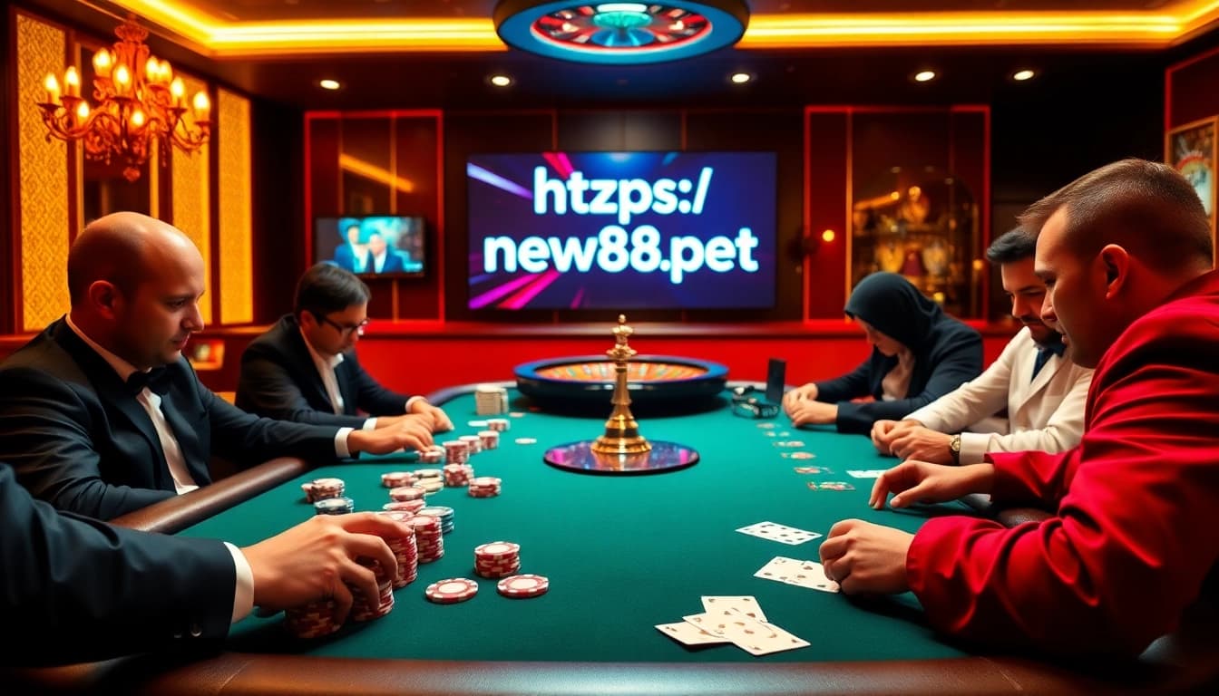 Experience the thrill of high-stakes poker at https://new88.pet/ with intense players and luxurious ambiance.