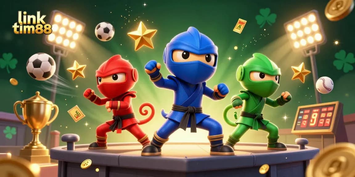 Engage with the winning strategies of link tim88 in this vibrant 3D casino-themed illustration.