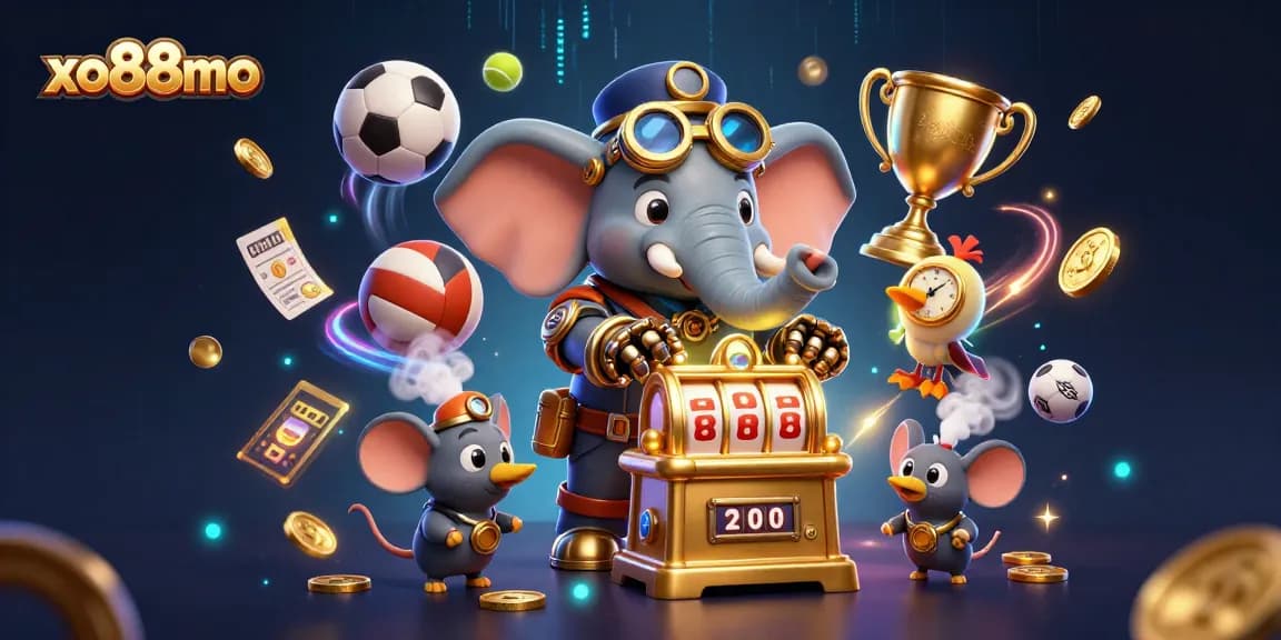 Experience thrilling gaming action with xo88mo at an electrifying steampunk casino.