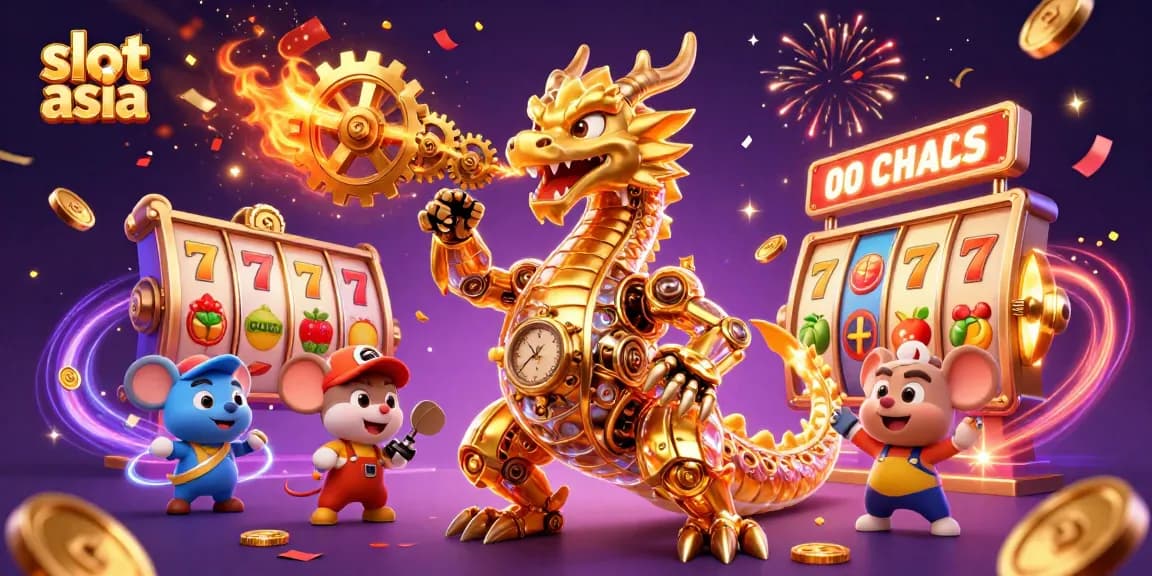 Experience thrilling wins at slot asia with a dynamic slot game scene full of colorful reels and jackpots.