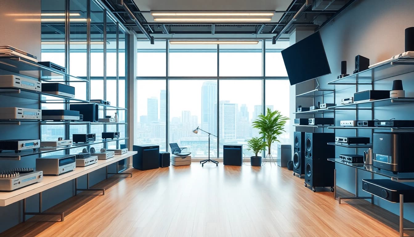 Showcase of sound and vibration control products designed for modern environments.