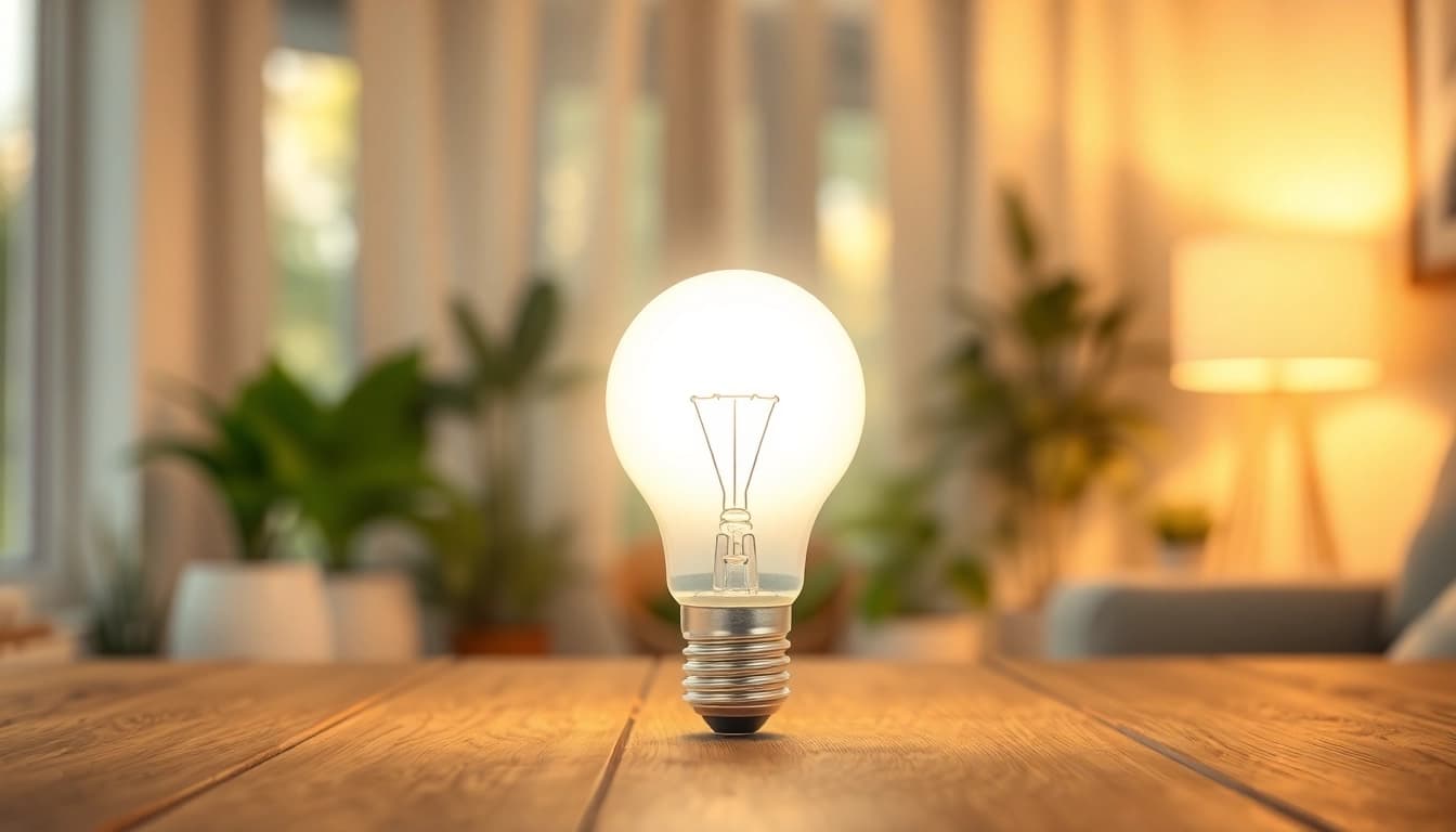 Learn what is an a19 light bulb through this detailed image showcasing its features and glowing ambiance.