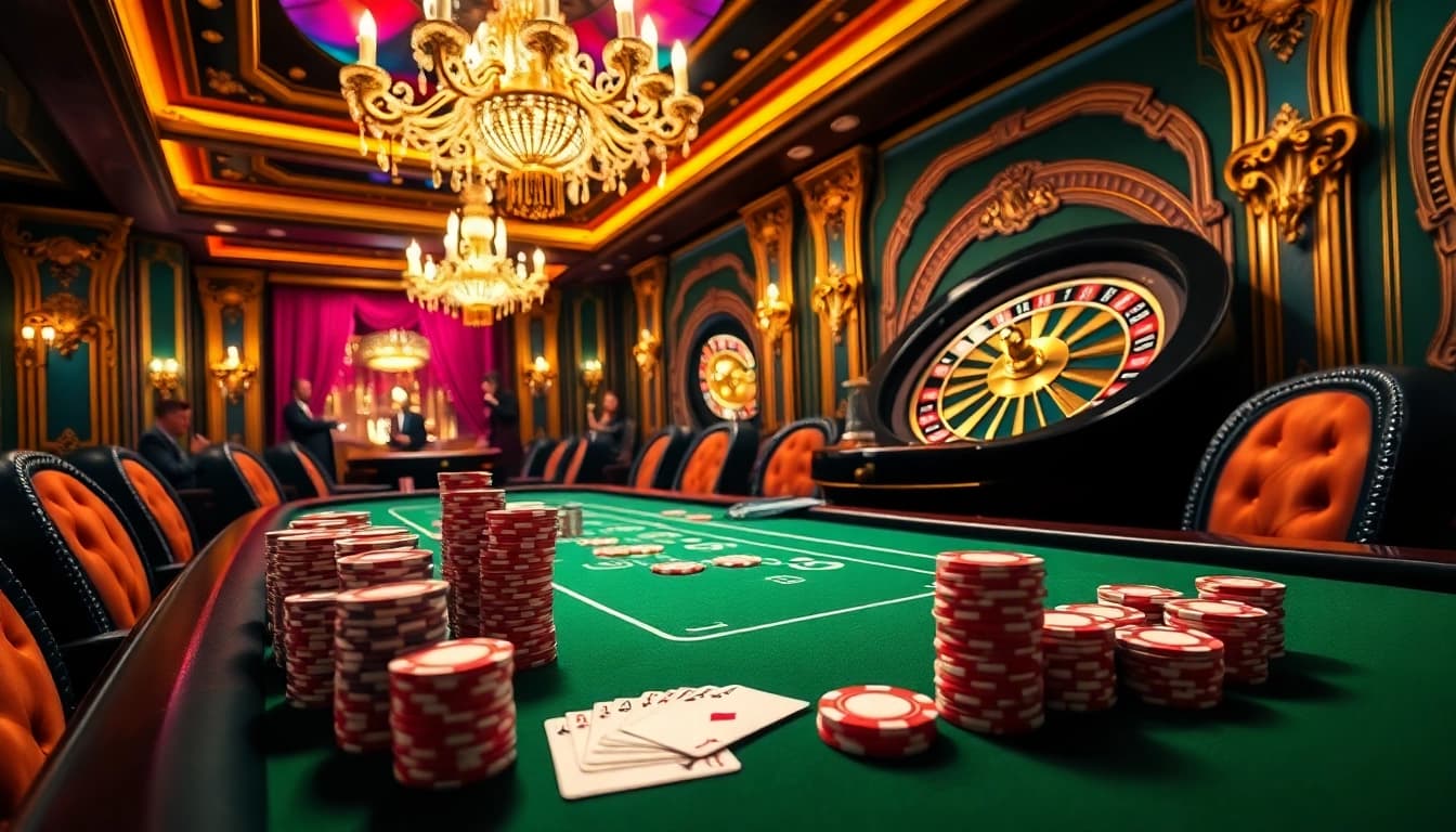 Experience high-stakes poker at 8kbet with luxurious setups and thrilling interactions.