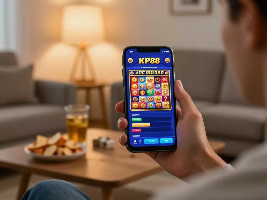 Engage in the excitement of online gambling with đăng nhập KP88 on a smartphone.