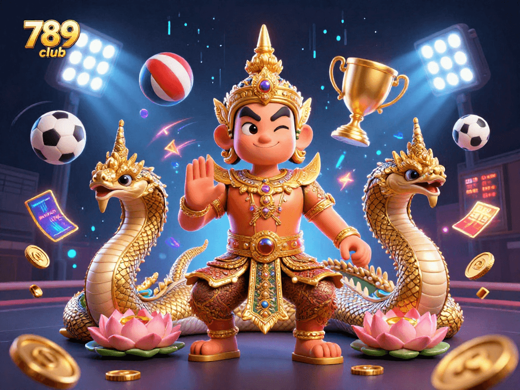 Trải nghiệm cá cược hấp dẫn tại 789 club với các nhân vật phong cách ấn tượng trong không gian đầy màu sắc.