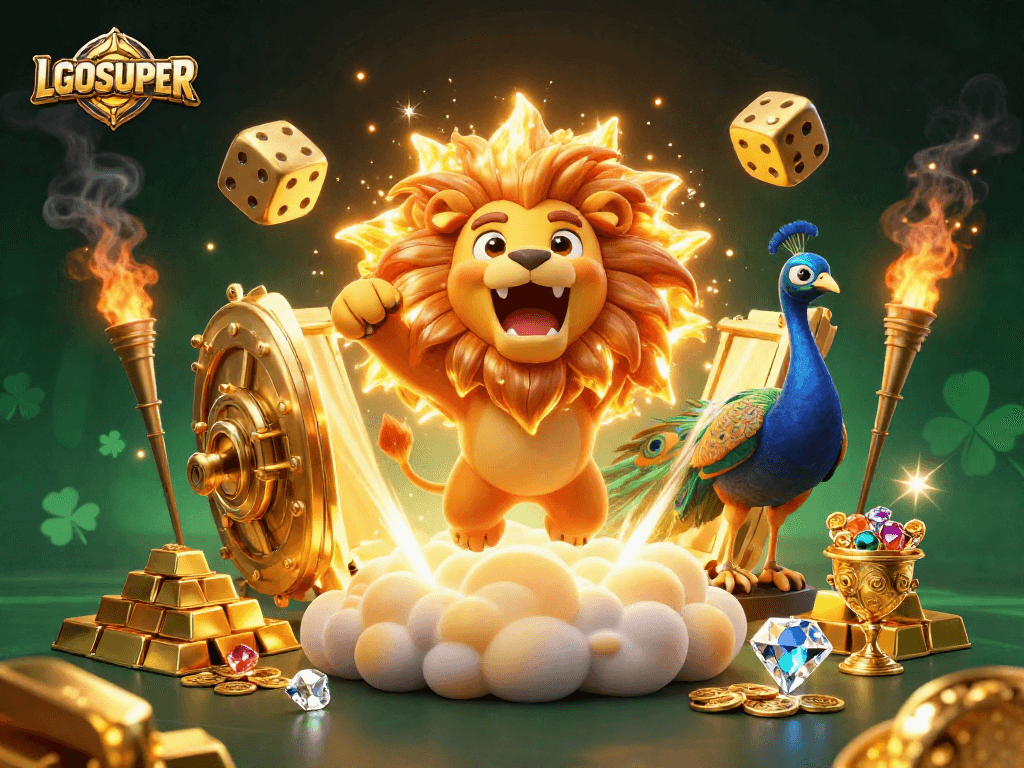 Engage with LGOSUPER and win big while exploring a vibrant sea of treasures and excitement.