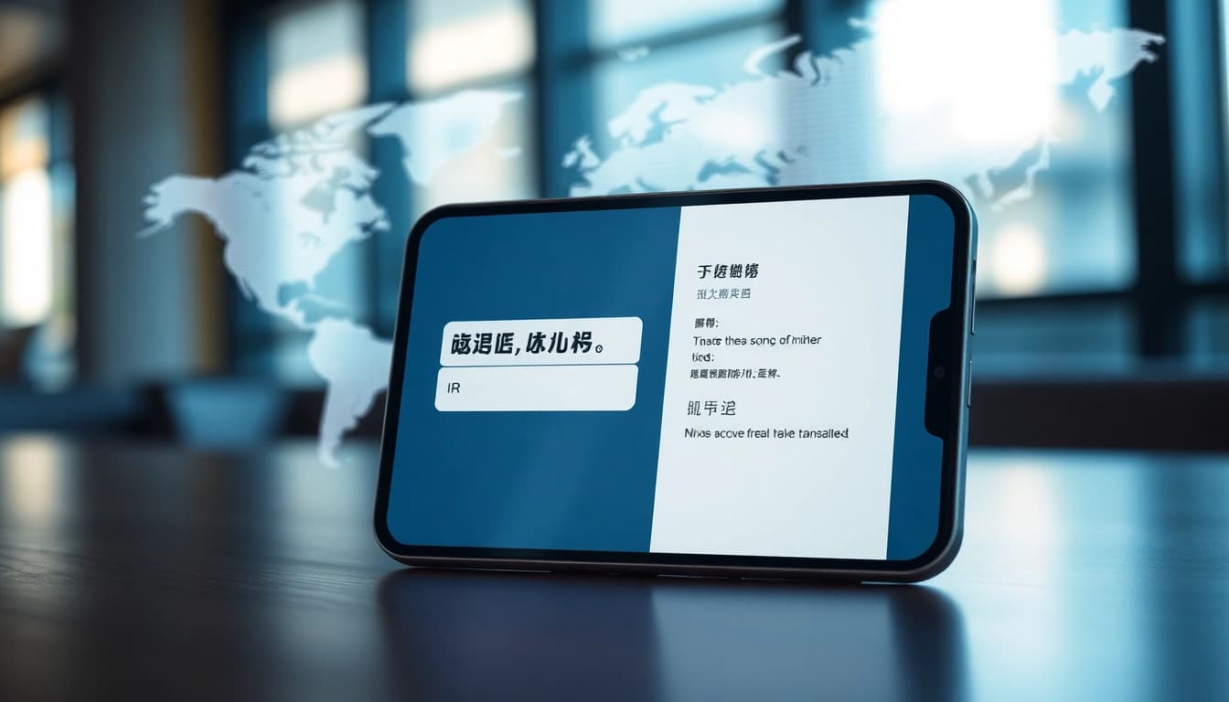 有道翻译 app interface displaying Chinese to English translation on a smartphone.