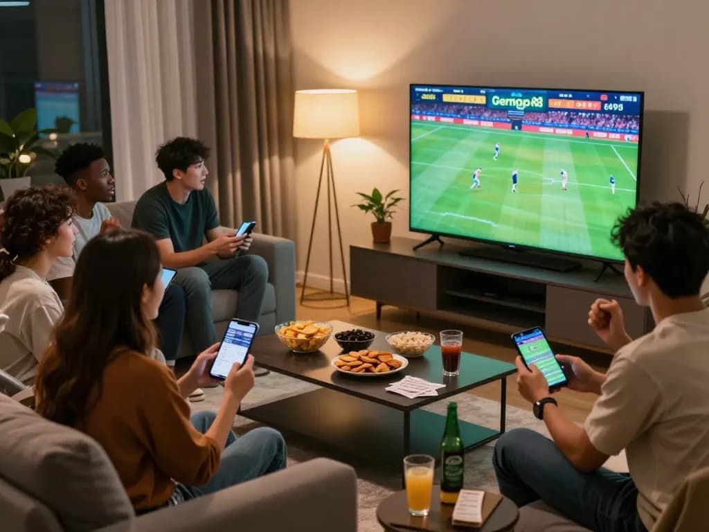 Experience the thrill of gem88 sports betting with friends in an exciting home setting.