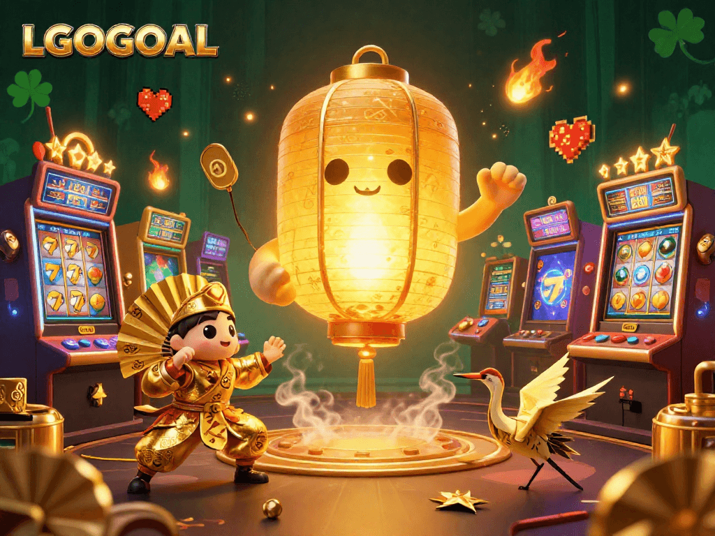 Experience the magic of LGOGOAL with vibrant casino slots and enchanting golden spirits.