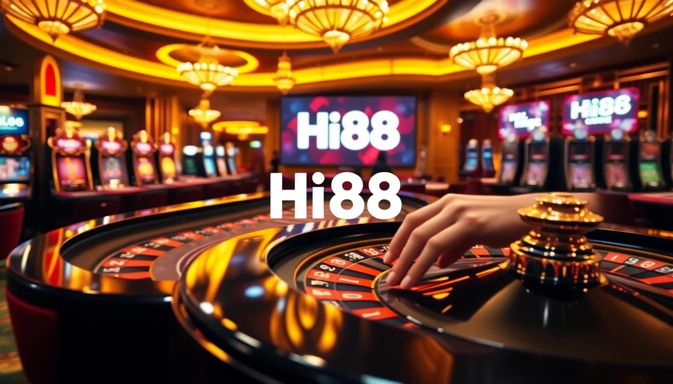 Experience thrilling moments at Hi88 as players engage with vibrant casino games and exciting bets.