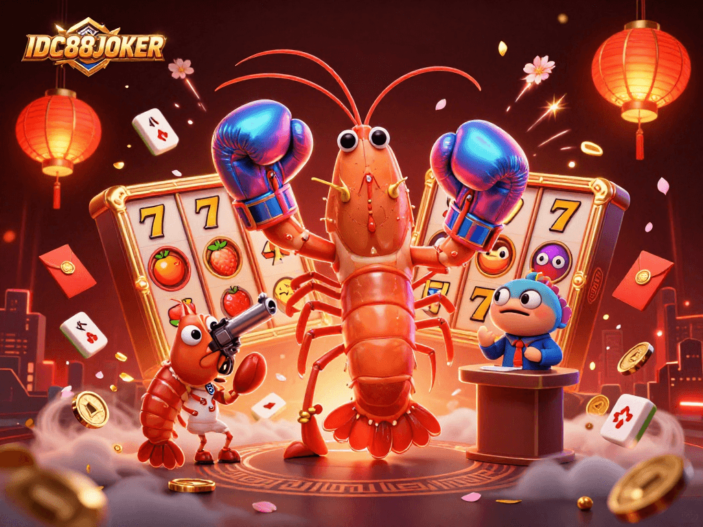 Experience the thrilling gameplay options at IDC88JOKER with exciting slot symbols and vibrant characters.