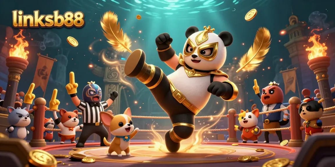 Engage with exciting gameplay at link sb88 with a dynamic scene of a professional wrestler panda in action.