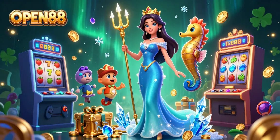 Experience winning strategies with OPEN88 through a vibrant casino adventure in 3D.