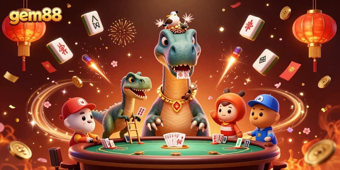 Play exciting games at gem88 with a lively casino atmosphere featuring clear gameplay and colorful elements.
