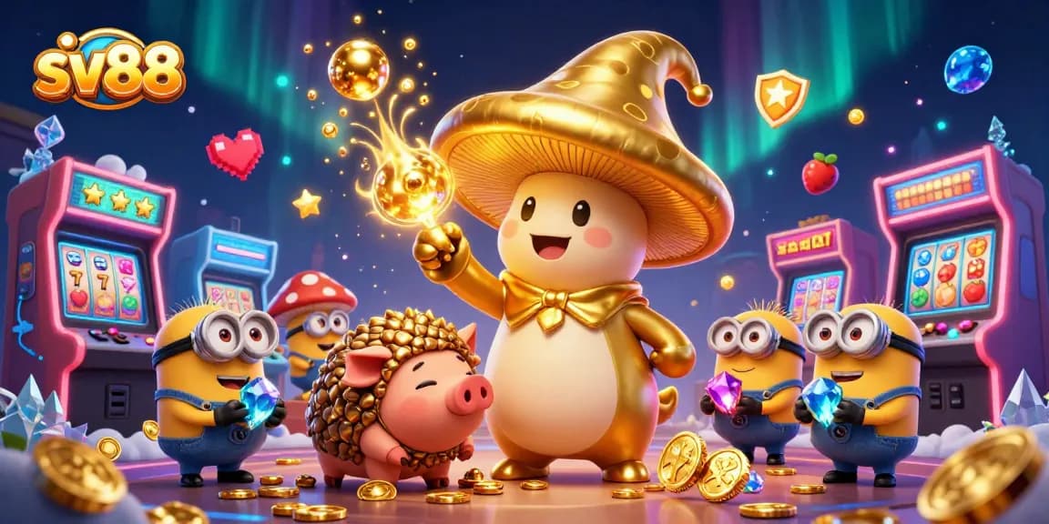 Engage in exciting experiences at sv88 with this vibrant casino adventure scene.