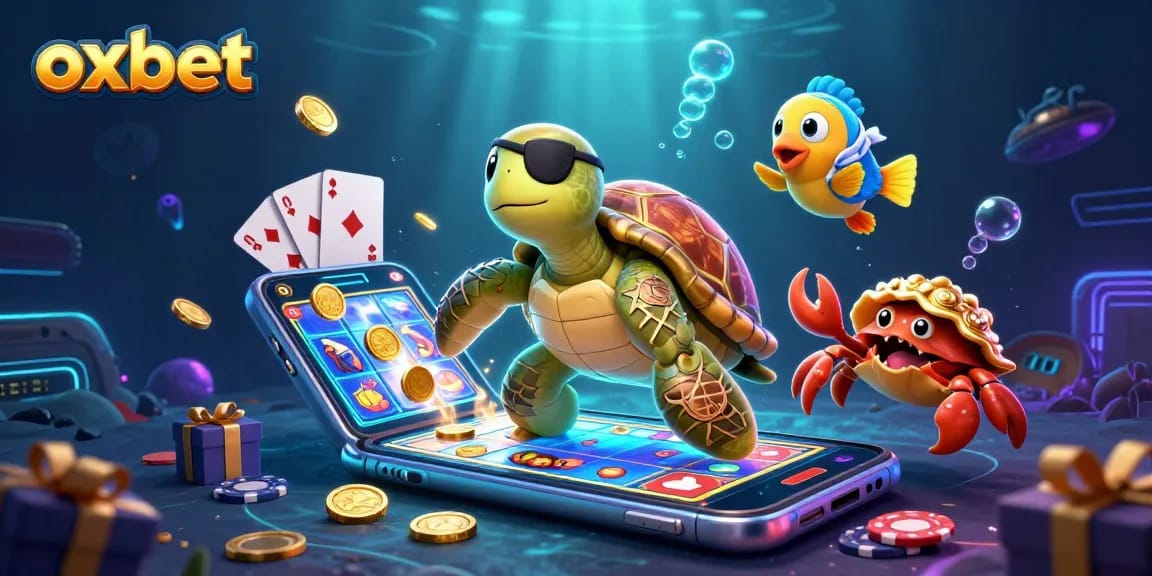 Experience exciting gameplay with oxbet in this hyper-detailed 3D casino illustration featuring vibrant characters and rich gaming elements.
