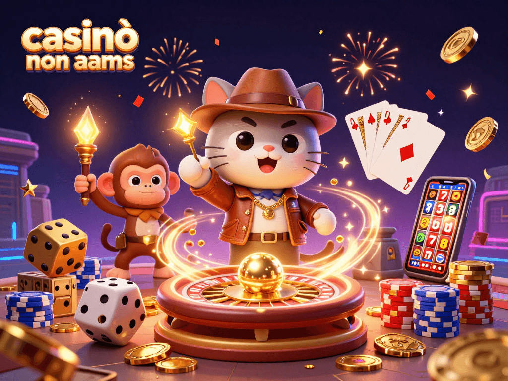 Gioca ai casinò online non aams e scopri tesori con un gatto archeologo e un compagno primate.