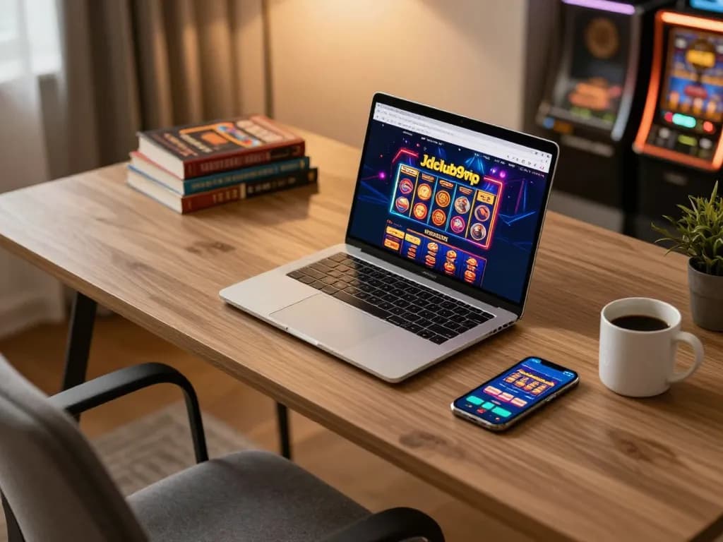 Experience excitement at Jdclub9vip with engaging online gaming in a stylish home setup.