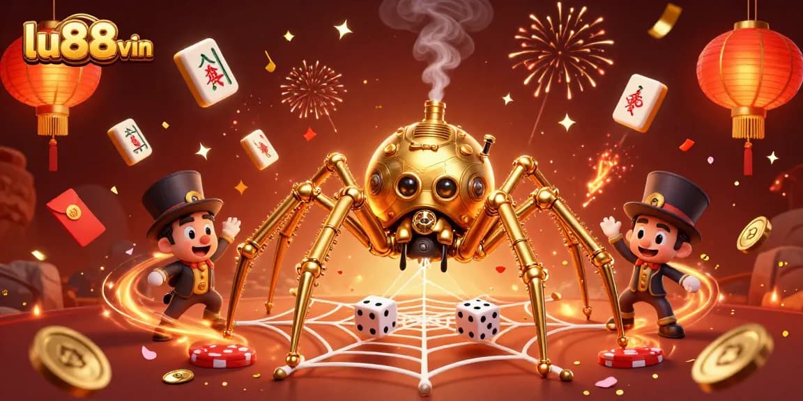 Engage in thrilling gameplay at lu88 vin with a vibrant and detailed casino-inspired fantasy scene.