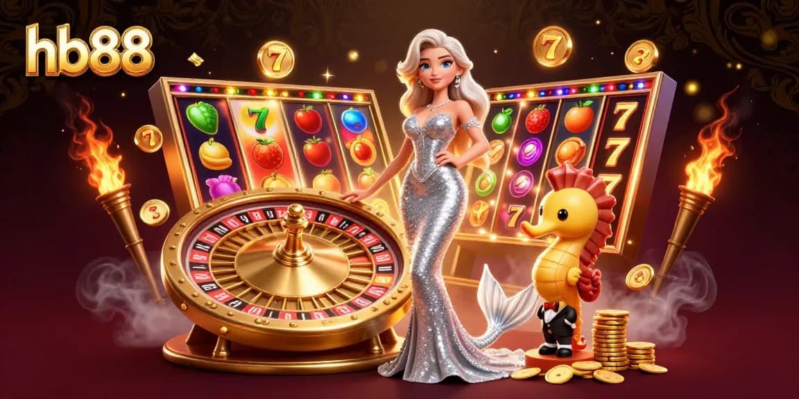 Engage with hb88 while spinning vibrant slot reels and encountering a glamorous mermaid.