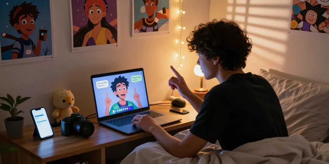 Character AI NSFW chat in a cozy bedroom with vibrant decor and engaging atmosphere.