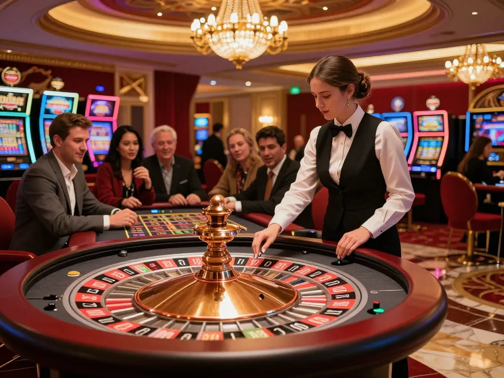 Experience thrilling roulette gameplay at rik88. com with vibrant atmosphere and exciting bets.