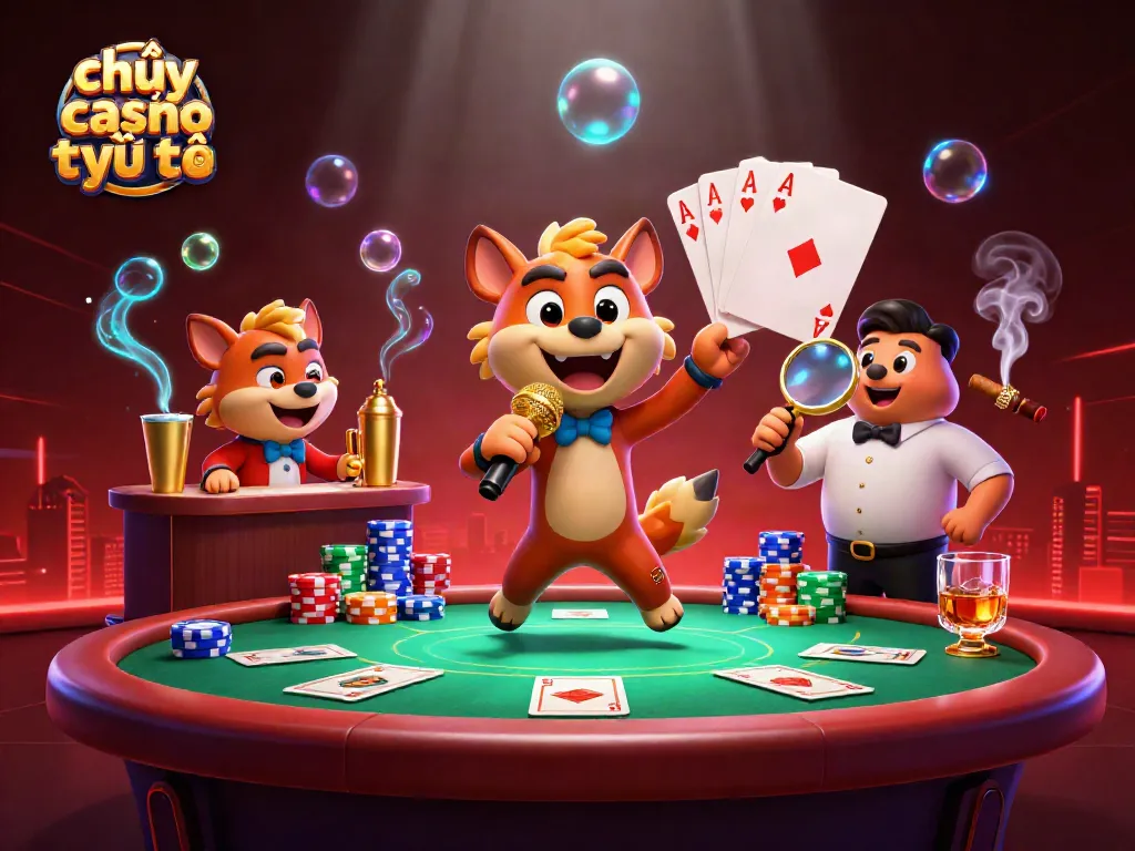 Chơi casino trực tuyến tại câu lạc bộ hài hước với những nhân vật hoạt hình 3D vui nhộn