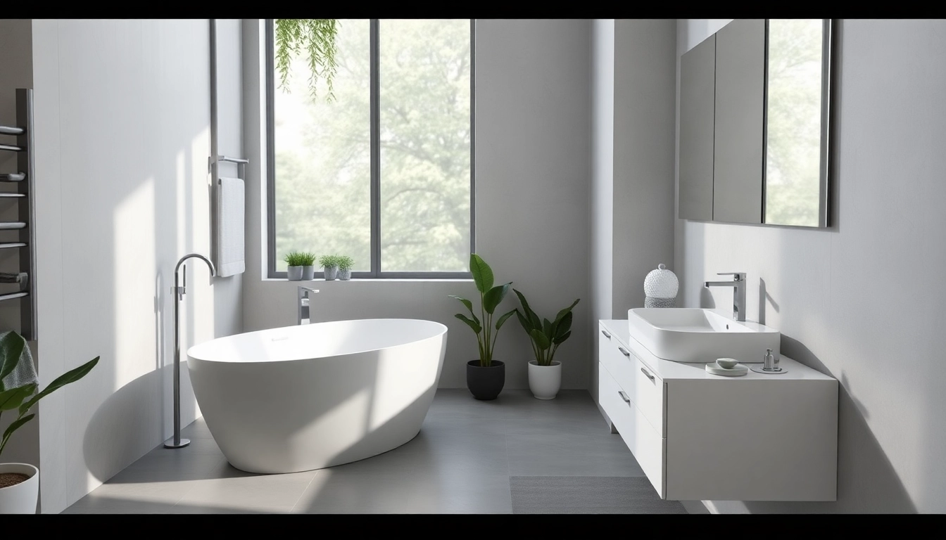 Optimale sanitäre Lösungen mit sonni sanitär in einem modernen Badezimmer.