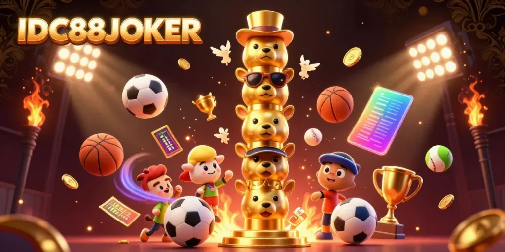 Experience thrilling games at IDC88JOKER featuring engaging sports elements and a dynamic casino atmosphere.