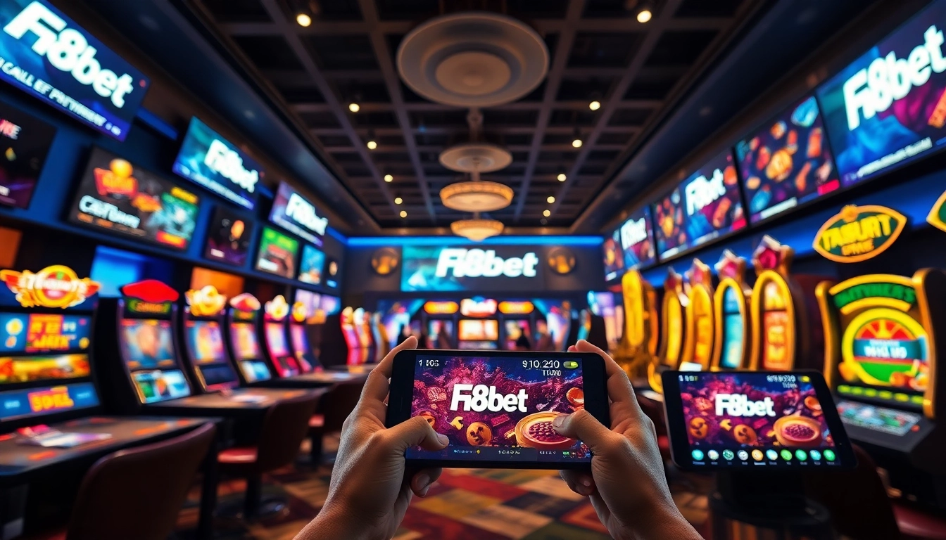 Experience F8bet's vibrant online betting atmosphere with engaging games and exciting players.