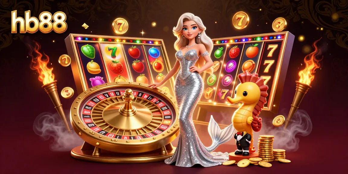 Engage with hb88 while spinning vibrant slot reels and encountering a glamorous mermaid.
