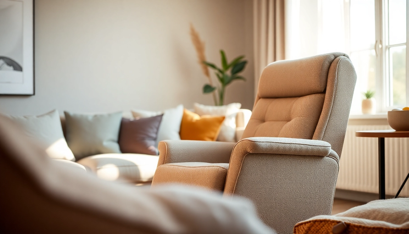 Experience relaxation with our stylish lift chairs in a beautifully designed living room.