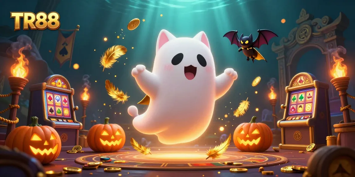 TR88 players enjoy thrilling experiences in a haunted casino with vibrant characters and dynamic gaming elements.