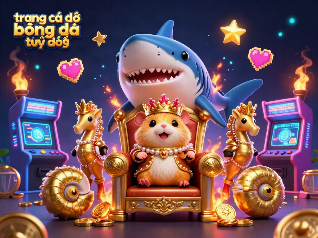 Các hoạt động hấp dẫn trên trang cá độ bóng đá trực tiếp cùng vua hamster vàng và các bảo vệ ngựa biển.