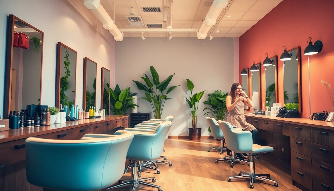 Welcoming hair salon in San Diego featuring skilled stylist and organic products.