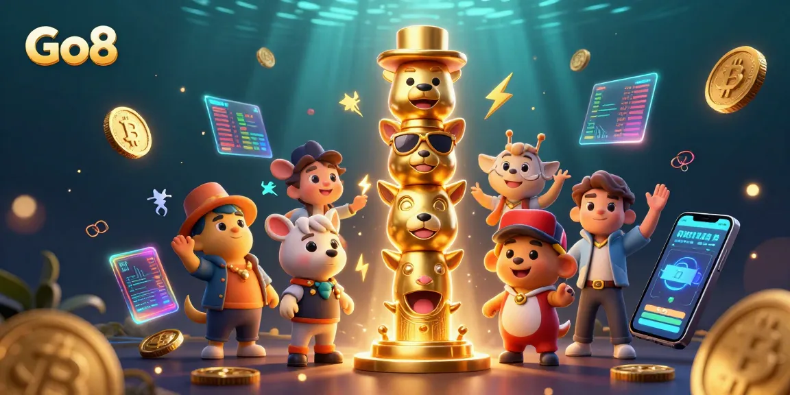 Engage with Go8's thrilling casino experience through vibrant games and dynamic elements.