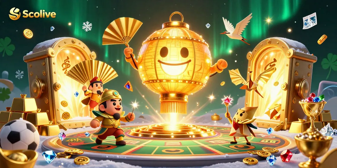 Socolive offers a vibrant casino experience, infused with luck symbols and sports betting elements, in a stunning 3D illustration.
